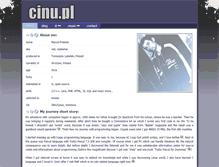 Tablet Screenshot of cinu.pl